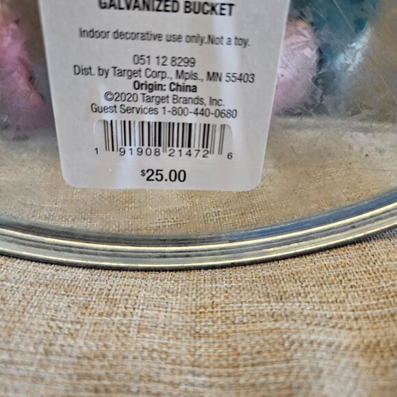 Wondershop Galvaized Bucket - Picture 2 of 4